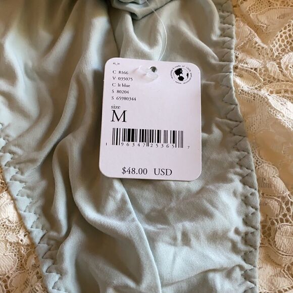 Free People Madame VP Panty Blue Size M - Picture 7 of 7